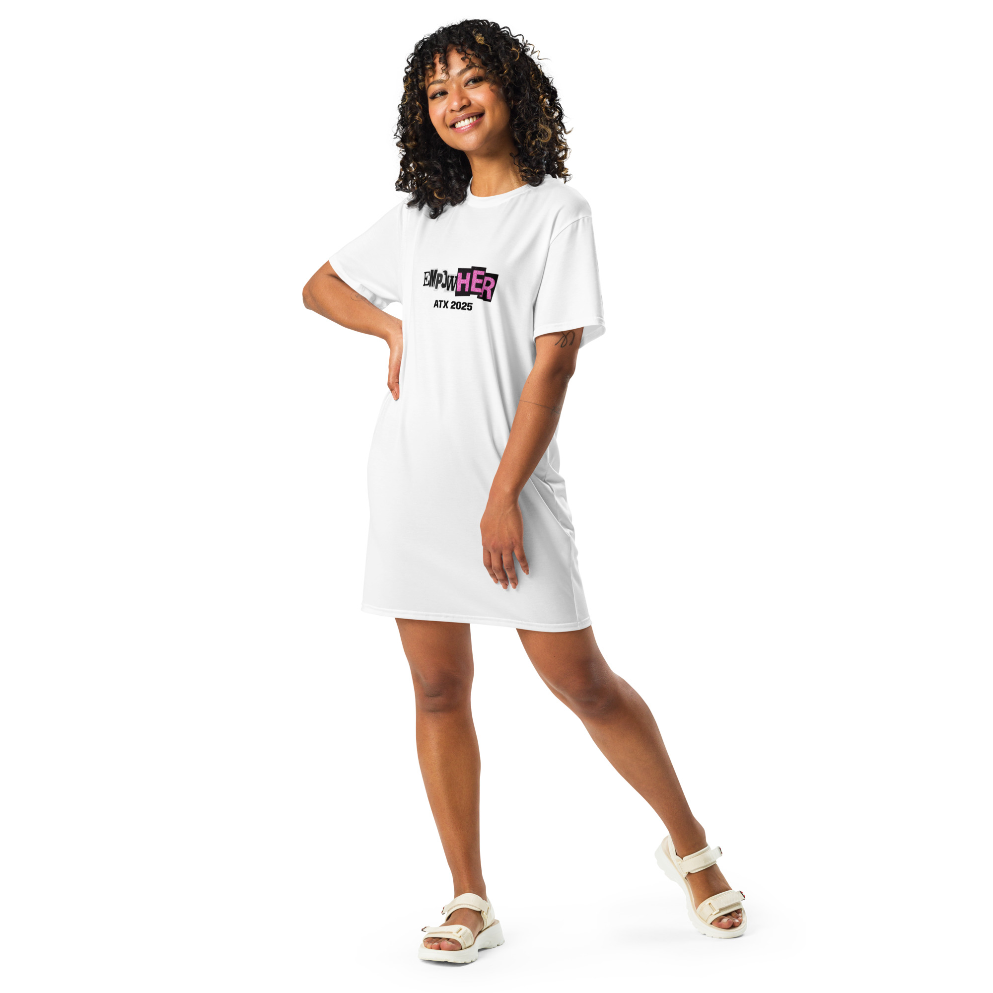 EmpowHER 2025 T-shirt dress - Image 4