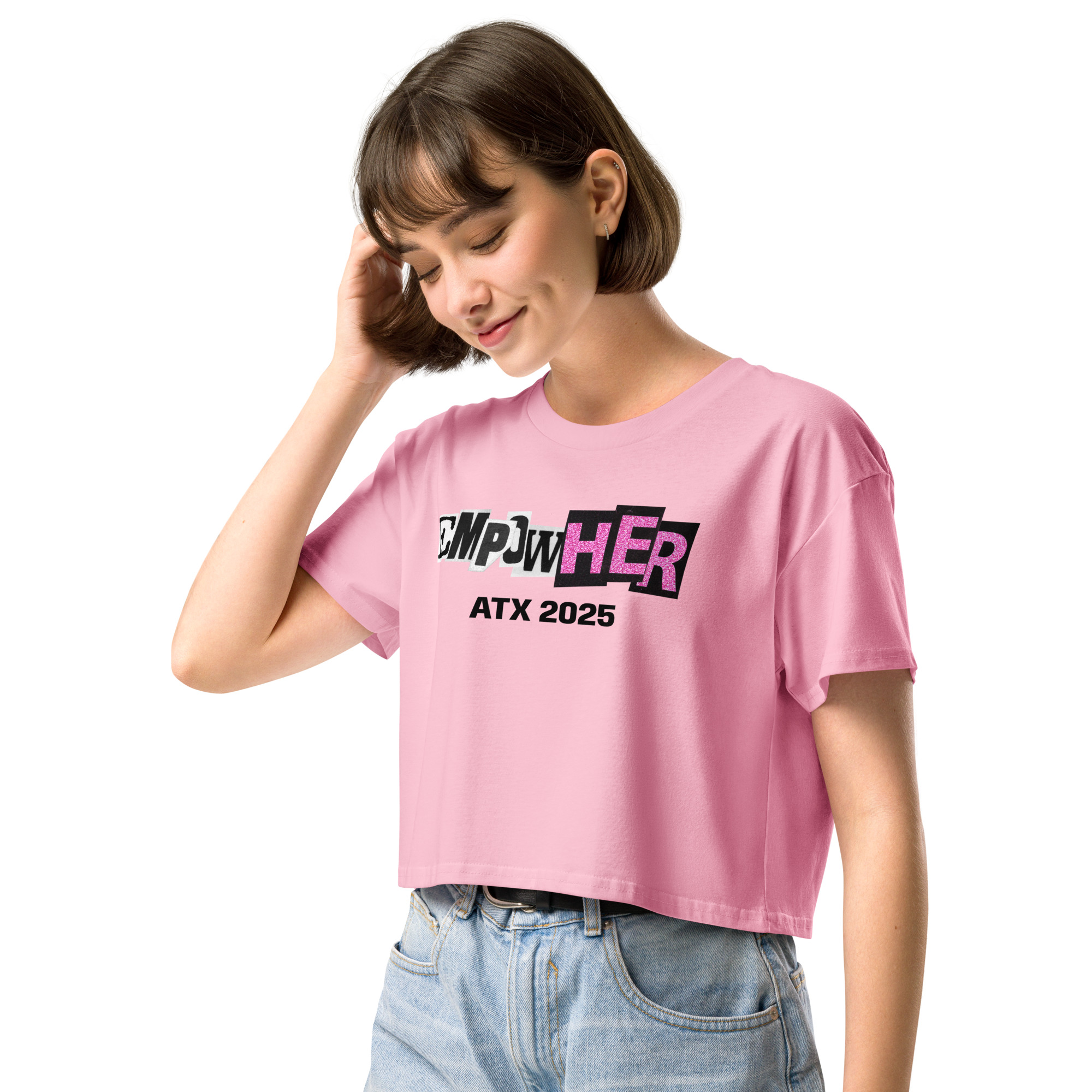 EmpowHER 2025 Women’s crop top (Multiple Color Options) - Image 7