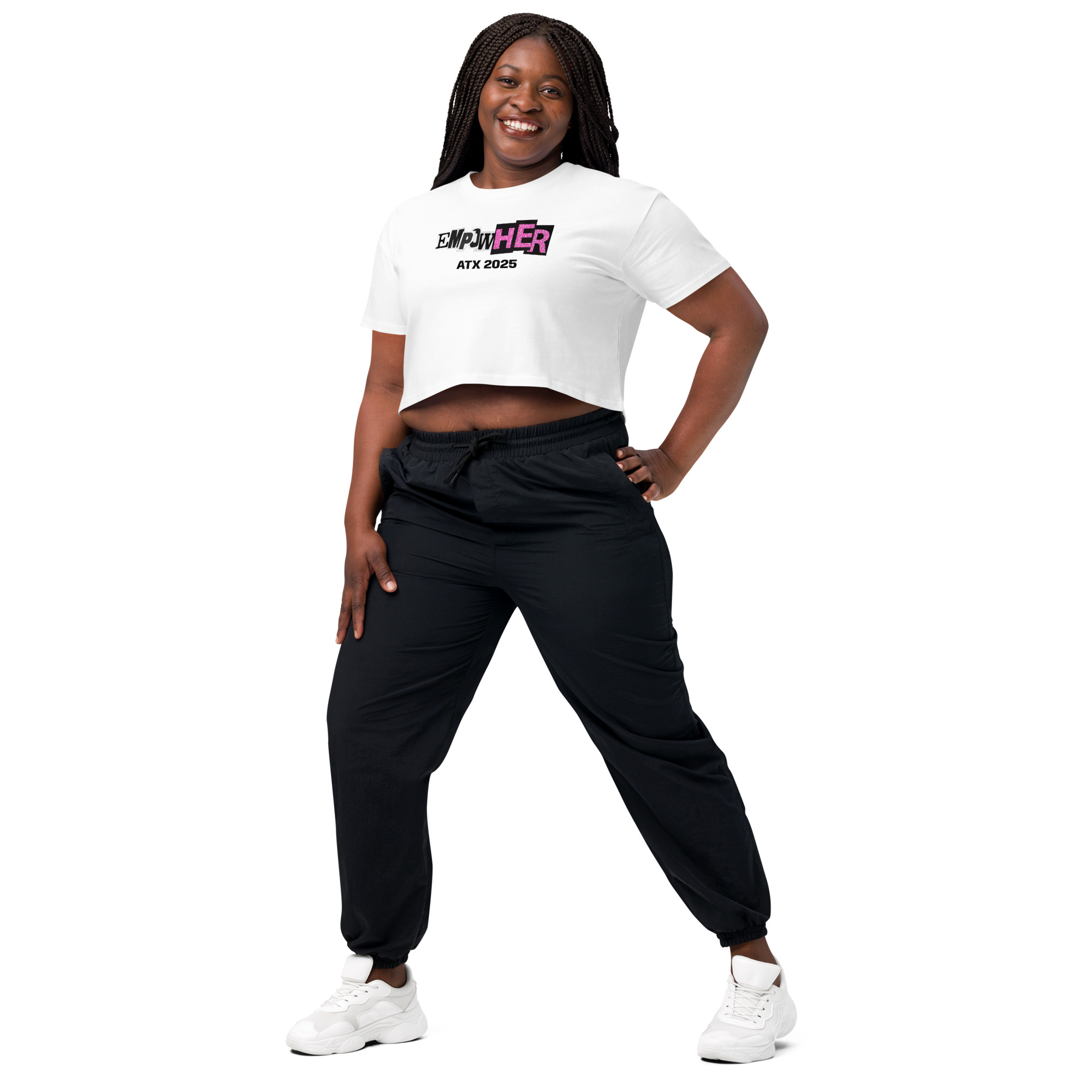 EmpowHER 2025 Women’s crop top (Multiple Color Options) - Image 3