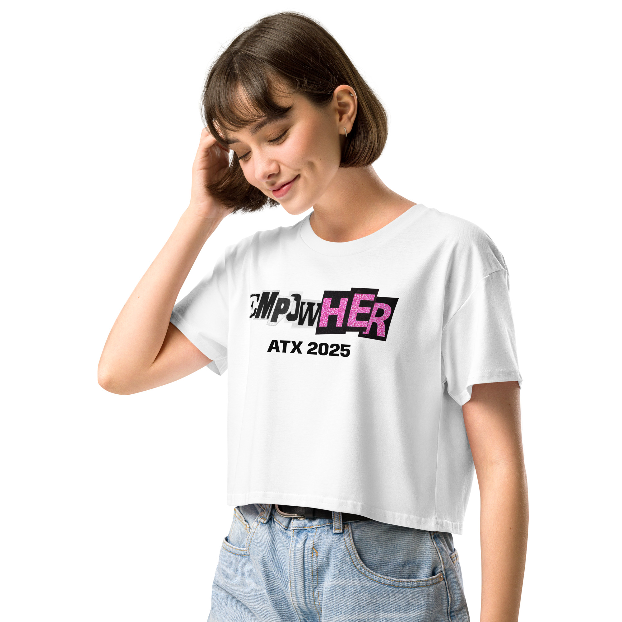 EmpowHER 2025 Women’s crop top (Multiple Color Options) - Image 10