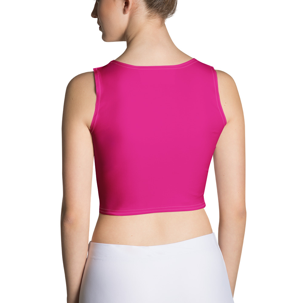 Hot Pink EmpowHER 2025 Sleeveless Crop Top - Image 5