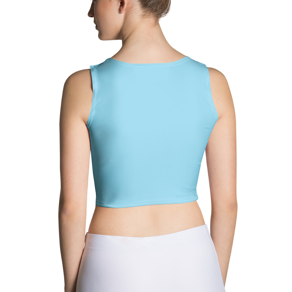 Blue EmpowHER ATX 2025 Sleeveless Crop Top - Image 6