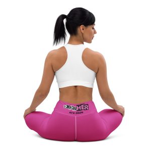 Hot Pink EmpowHER ATX 2025 Logo Yoga Pants